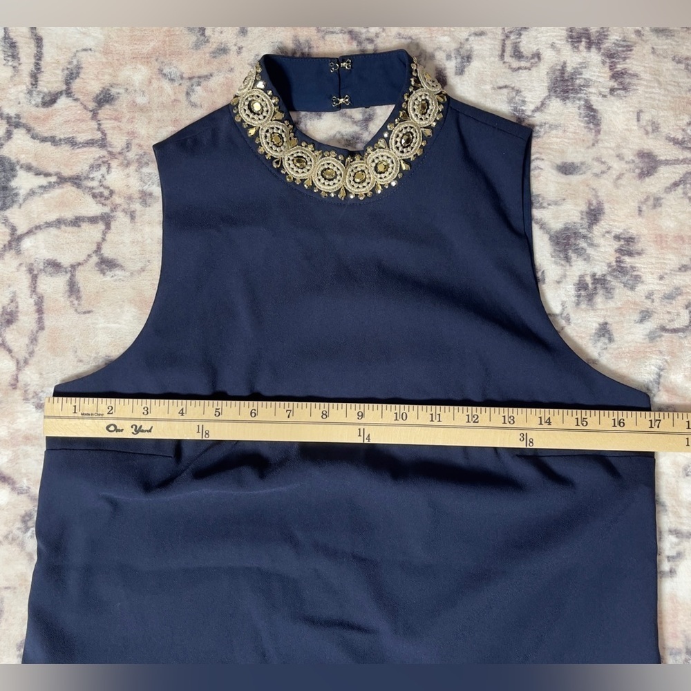 Lilly Pulitzer Brandi Stretch Shift Dress True Navy Size 0 NWOT - Picture 9 of 9